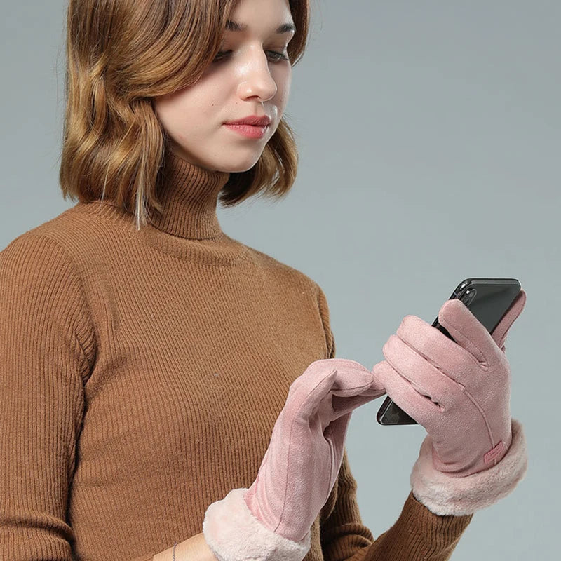 Fluffy Touch Fleece Gloves