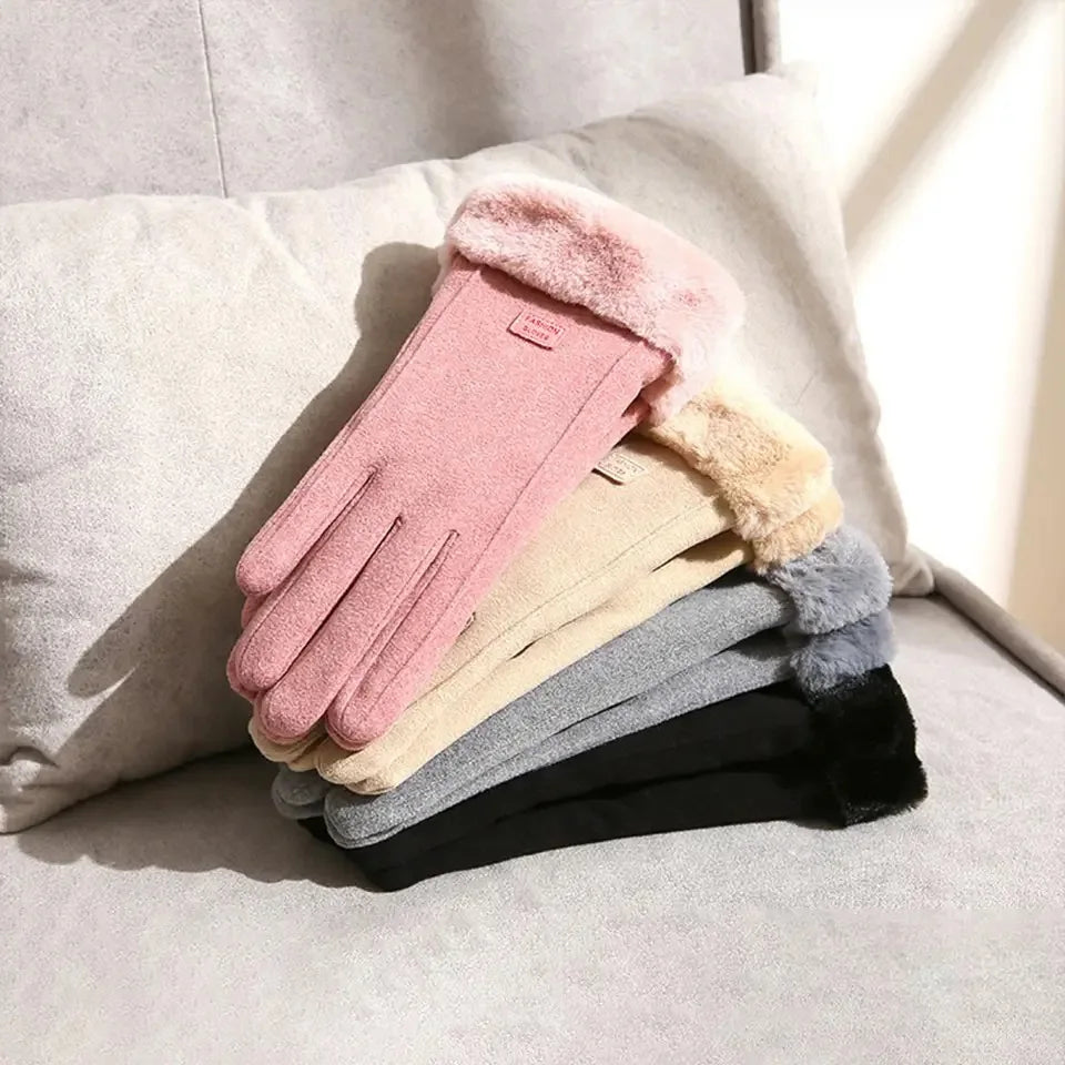 Fluffy Touch Fleece Gloves